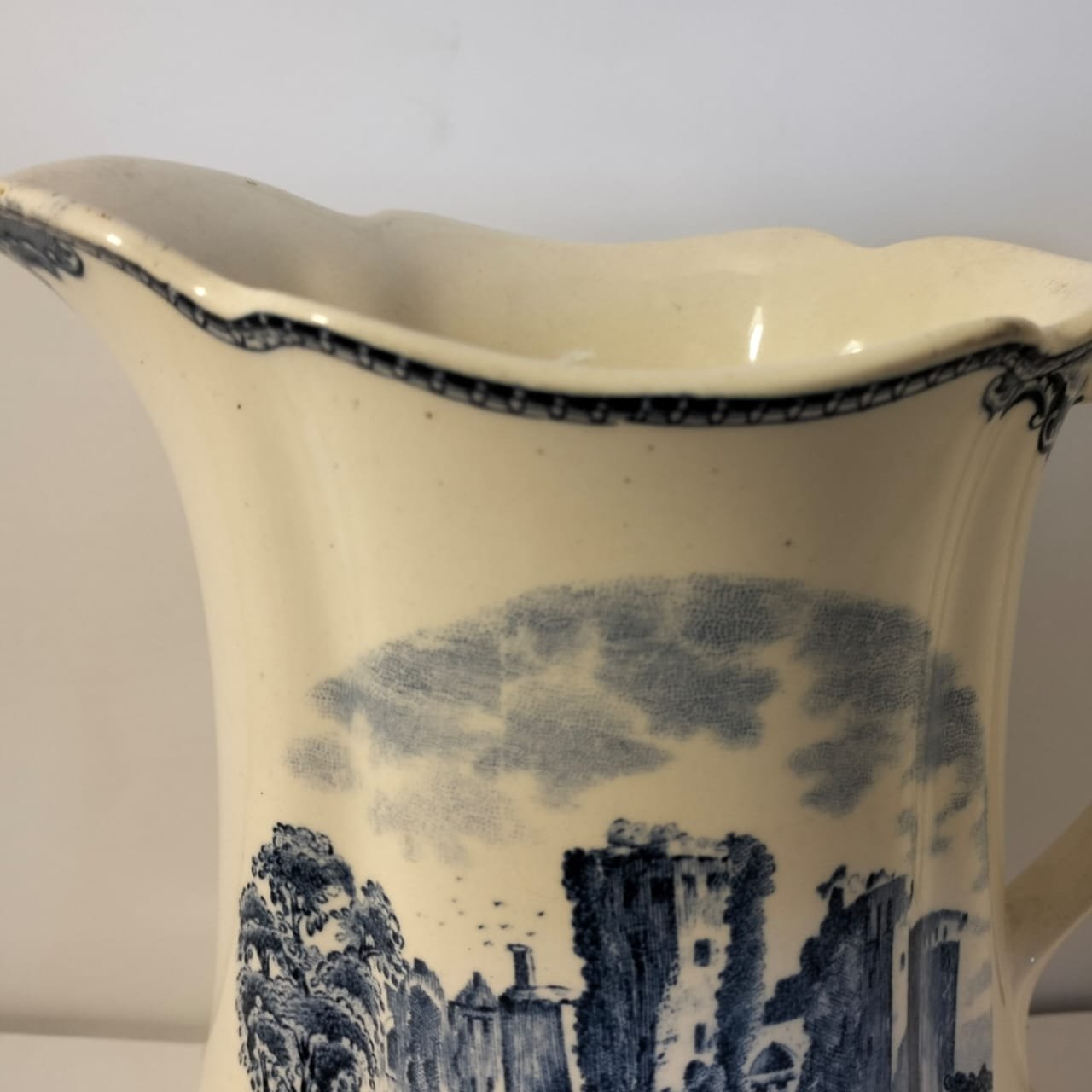 Vintage Johnson Brothers Blue Pitcher 6 Vintage Johnson Brothers Blue Pitcher - Image 6