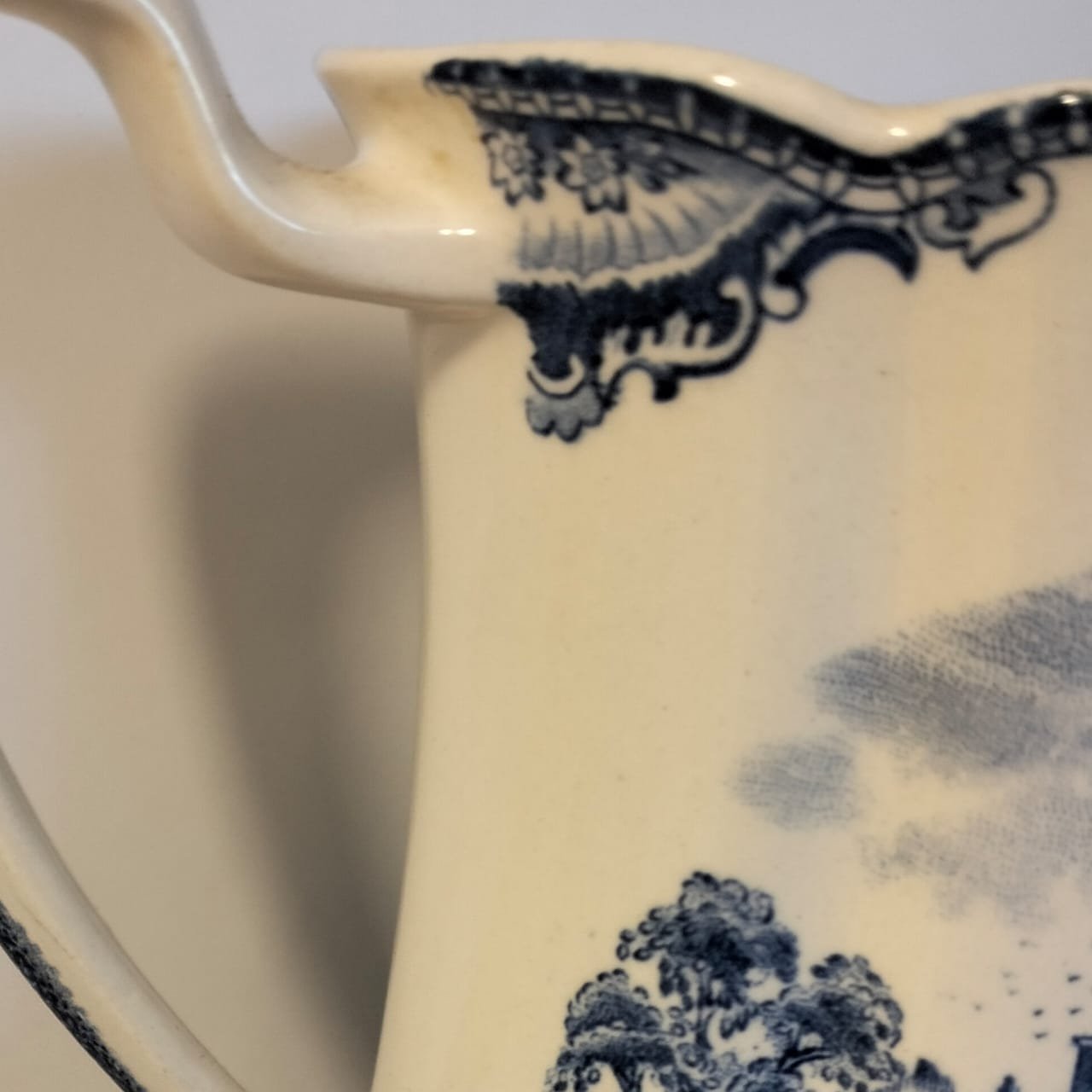 Vintage Johnson Brothers small Blue Pitcher 4 Vintage Johnson Brothers small Blue Pitcher - Image 4