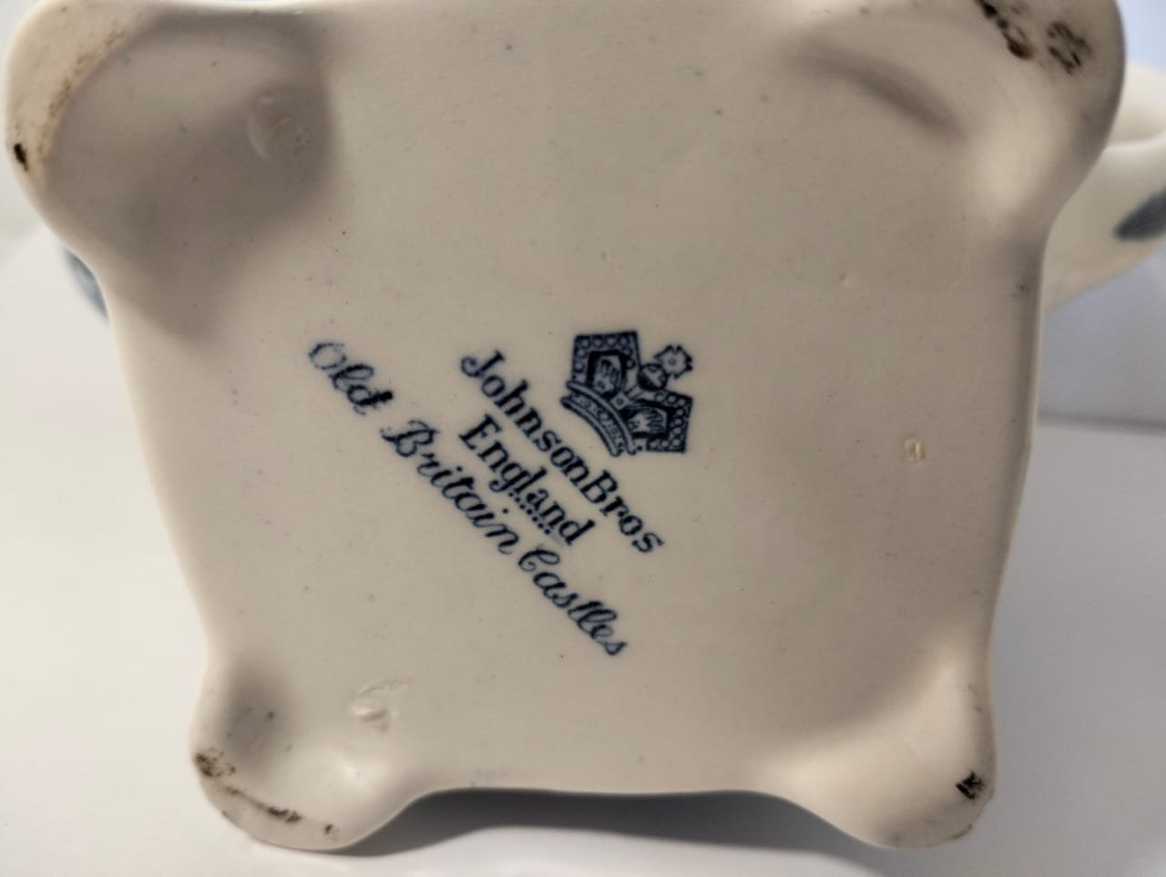 Rare Johnson Bros Blue and White Coffee Pot 2 Rare Johnson Bros Blue and White Coffee Pot - Image 2