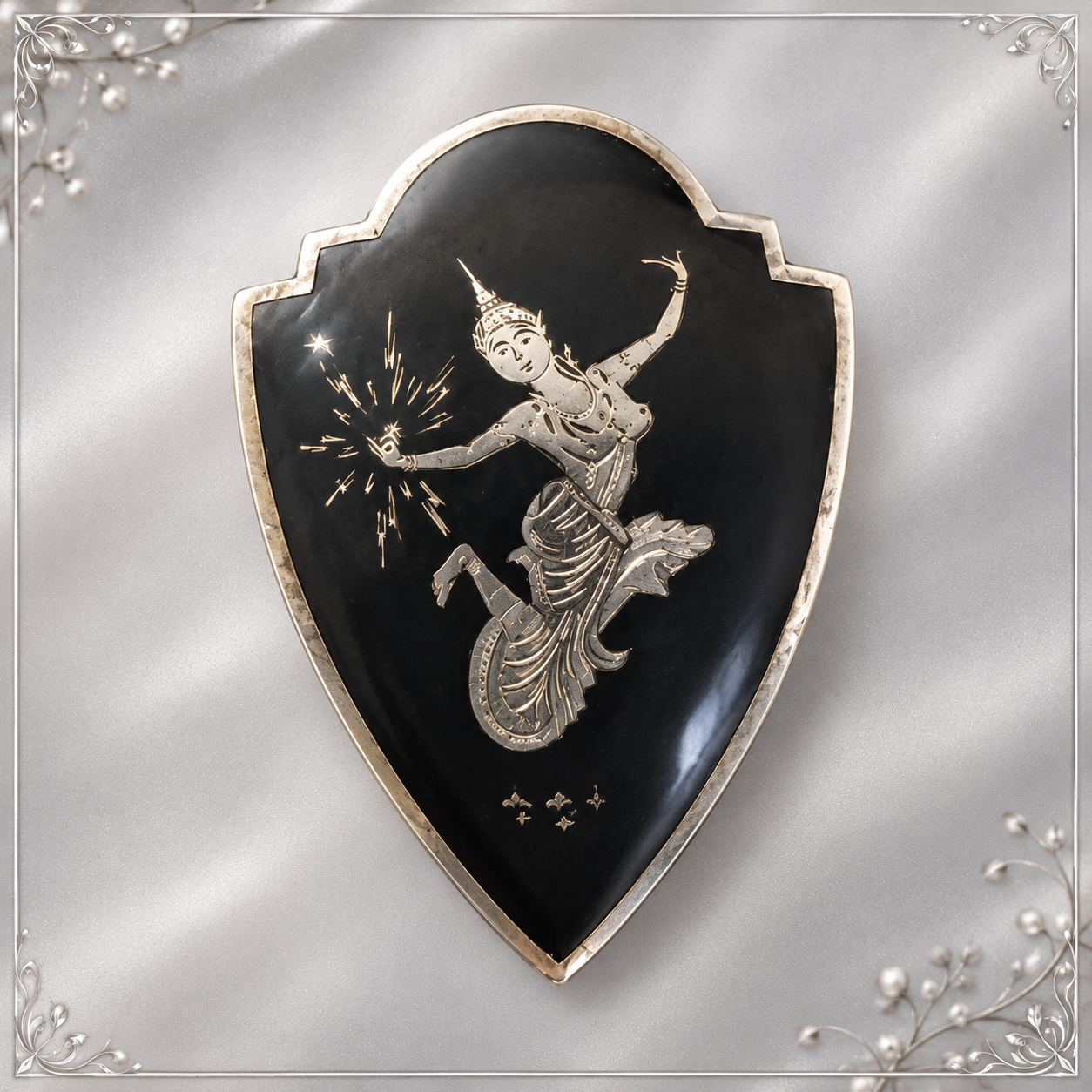 Sterling Silver Siamese Brooch 1 Sterling Silver Siamese Brooch