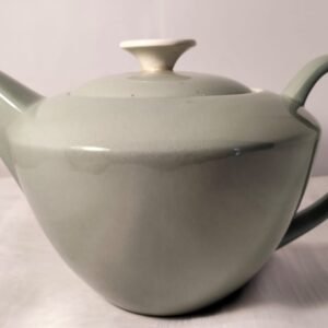 Vintage Poole Pottery Sage Green Teapot