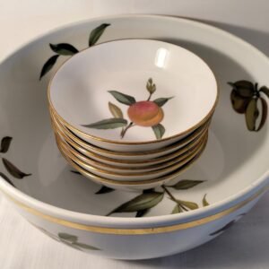 Royal Worcester Evesham Fruit bowl set