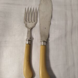 Victorian Sheffield silver plated fish servers