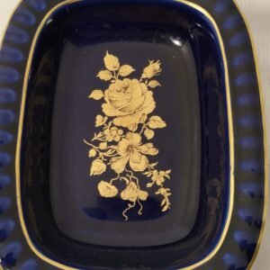 Bareuther Waldsassen Echt Cobalt trinket dish