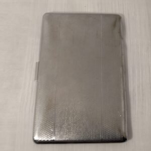 Vintage chrome plated cigarette case