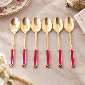 Eetrite 24ct gold plated coffee spoons