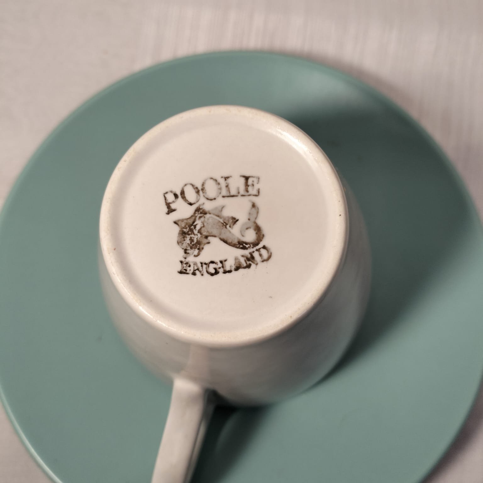 Rare Pooles Pottery Cups and saucers 3 Rare Pooles Pottery Cups and saucers - Image 3