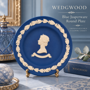 Vintage Wedgwood Jasper Blue Silver Jubilee plate