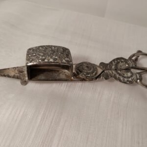 Antique Silver Plated Candle Wick Trimmer