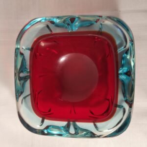 Murano Sommerso Geode Bowl