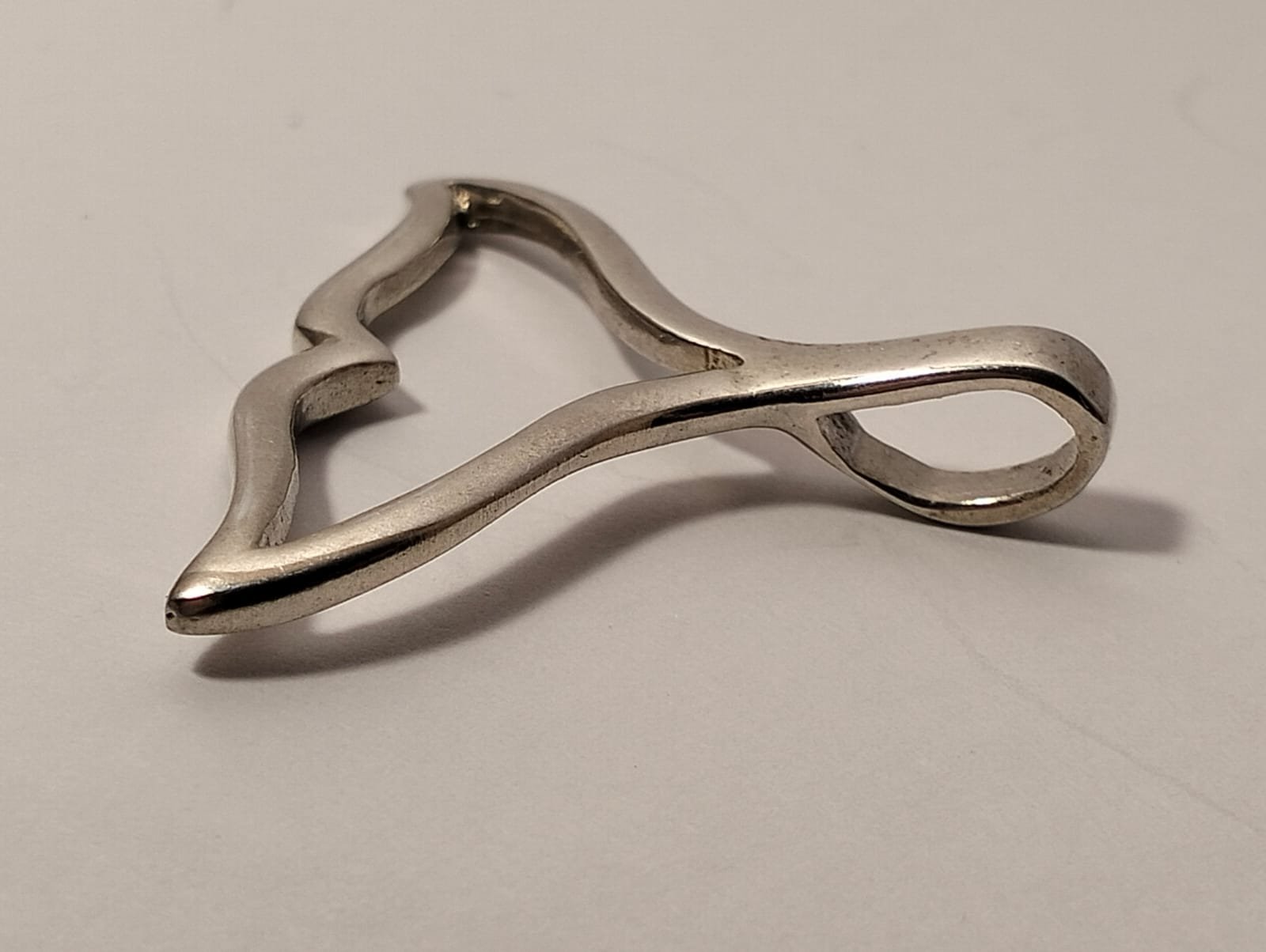Sterling Silver Whale Tail Pendant 3 Sterling Silver Whale Tail Pendant - Image 3
