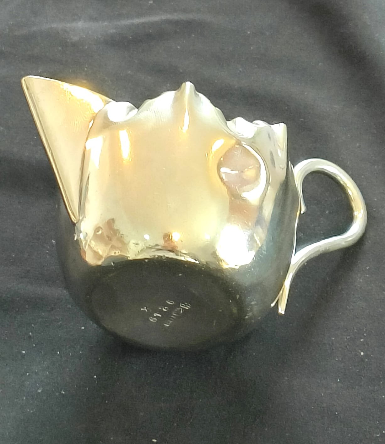 Charming Edwardian Silver Plated Creamer Jug 3 Edwardian Silver Plated Creamer Jug
