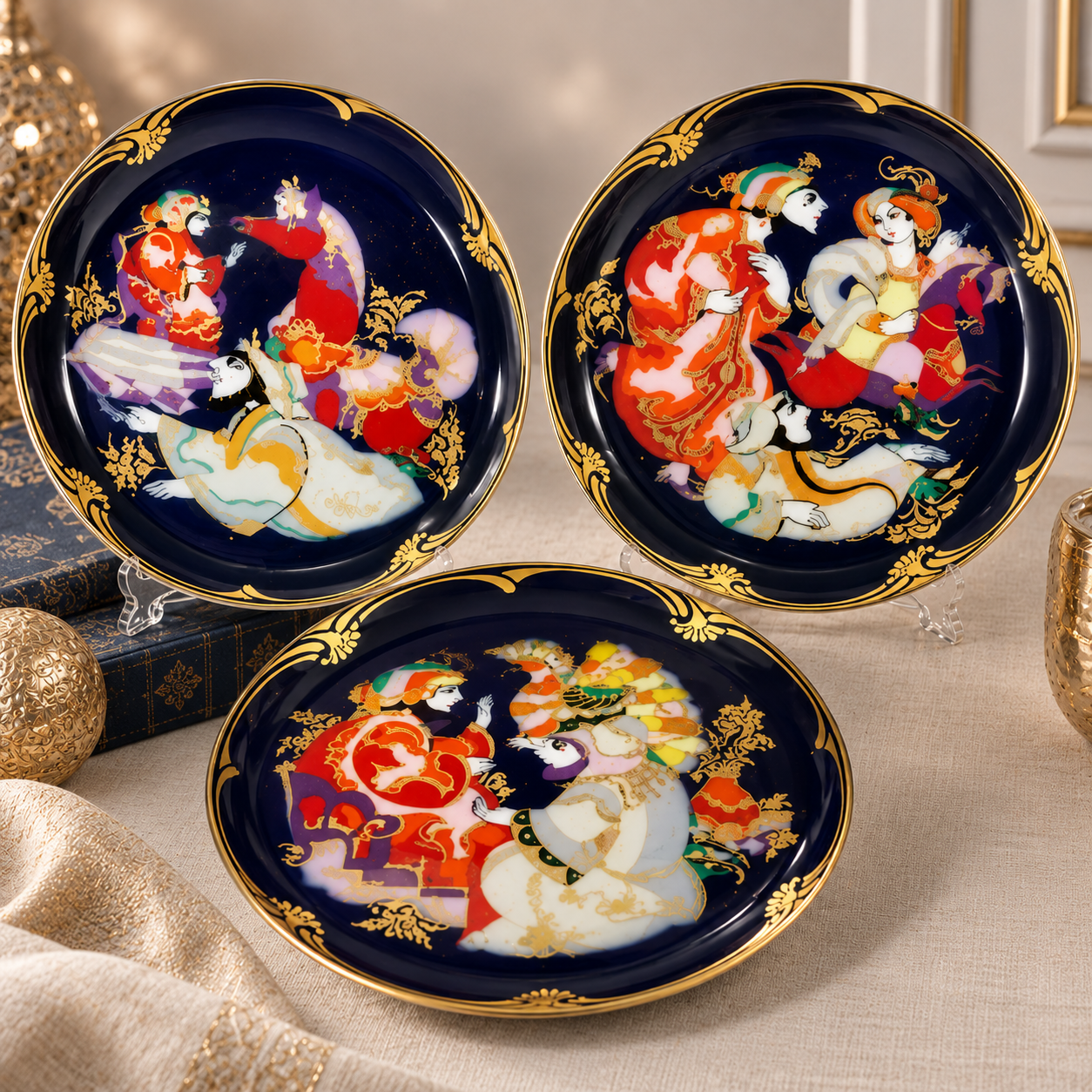 Rosenthal Magic Horse Series Plates 1 Rosenthal Magic Horse Series Plates