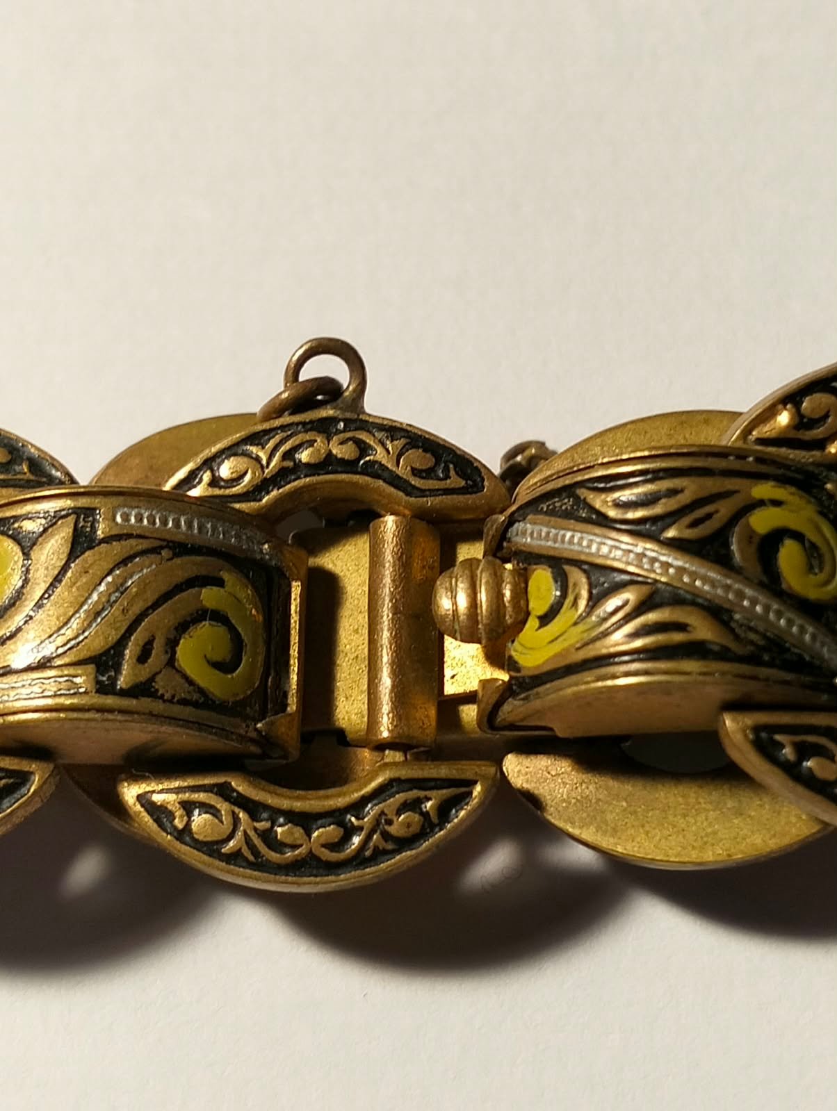 Exquisite Vintage Toledo Damascene Bracelet 4 Exquisite Vintage Toledo Damascene Bracelet - Image 4