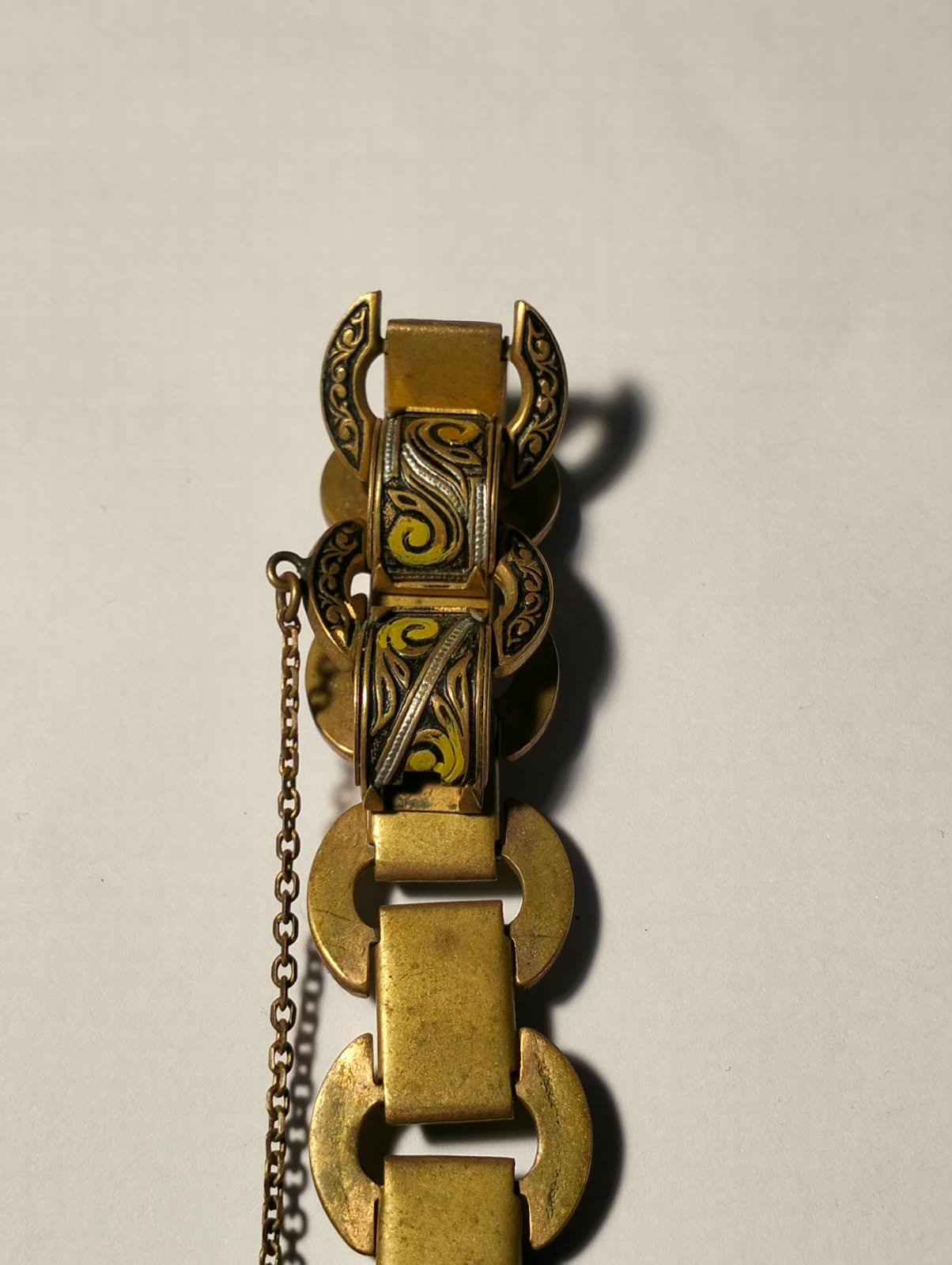 Exquisite Vintage Toledo Damascene Bracelet 5 Exquisite Vintage Toledo Damascene Bracelet - Image 5