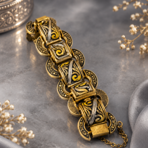 Vintage Toledo Damascene Bracelet