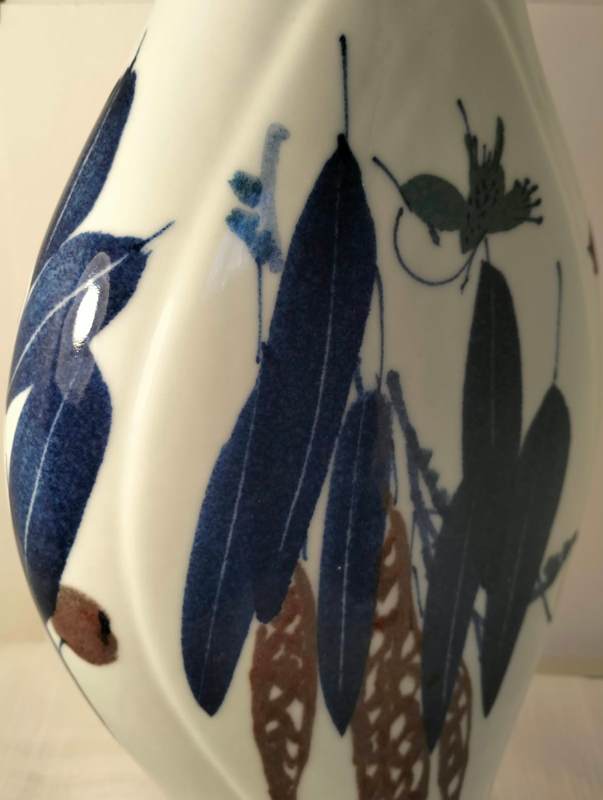 Beautiful Vintage Chinese porcelain vase 4 Beautiful Vintage Chinese porcelain vase - Image 4